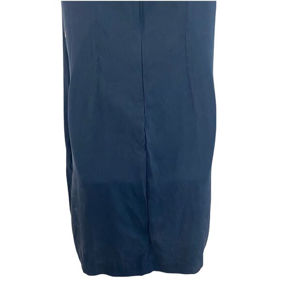 Kit Ace XL Ryder Sleeveless Silk Dress Blue NO SIZE BRAND TAG Short High Neck - Picture 8 of 11